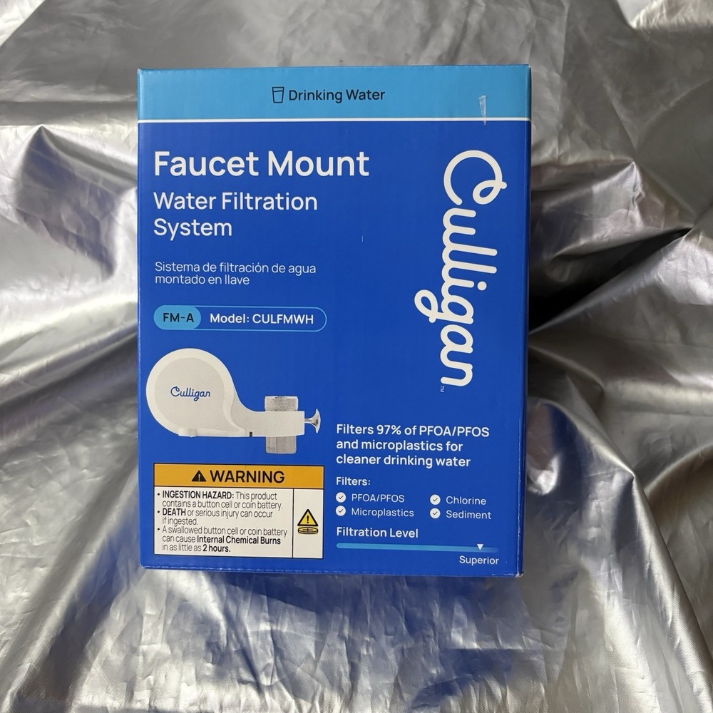 Culligan Faucet Mount Water Filtration System For Sink CULFMWH New